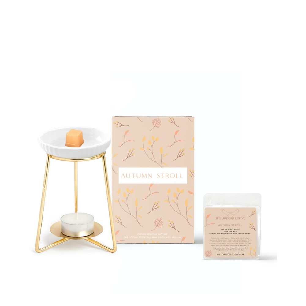 NEW Willow Collective Autumn Stroll Candle Warmer Set